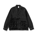 Vintage Wash Denim Kimono Jacket