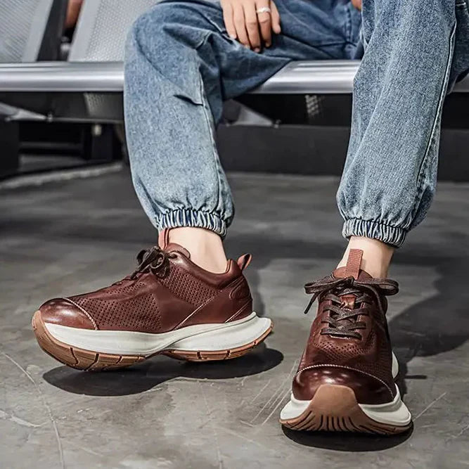 ALVERTON Premium Leather Trainers
