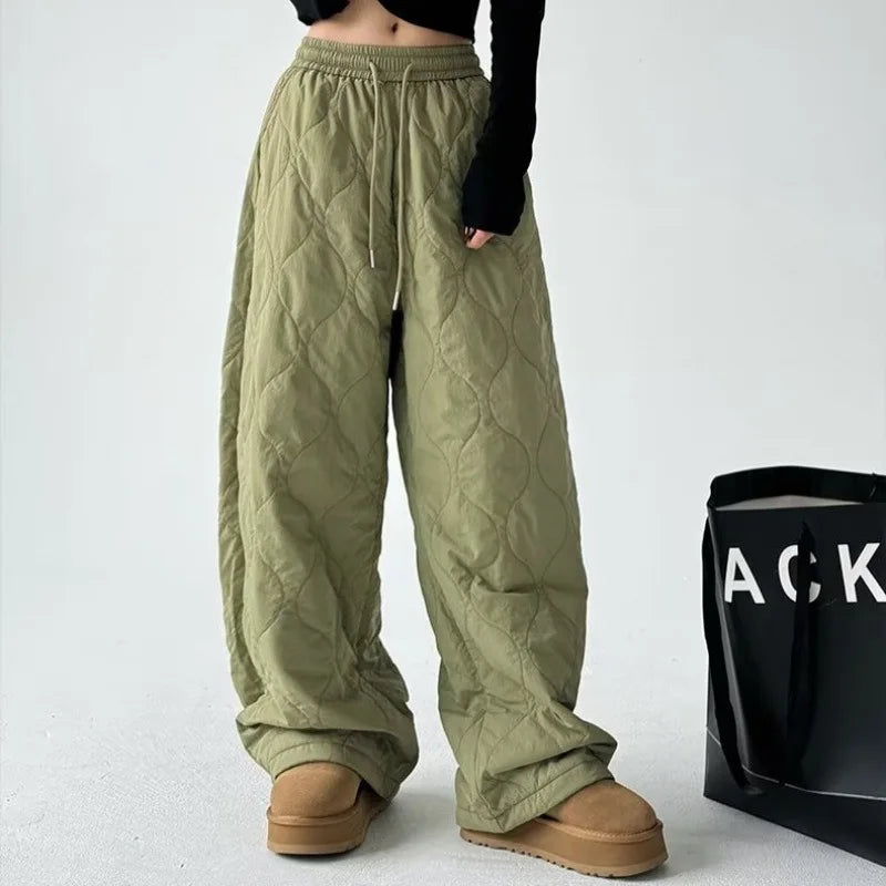 Arlena Quilted Trousers - Cozy, Insulated Winter Essentials