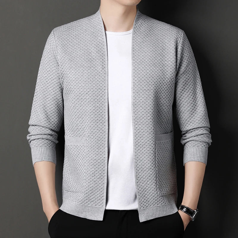 Antonio Rivella Jacquard Blazer - Elegant Knit Jacket