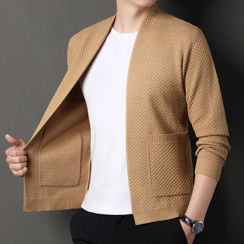 Antonio Rivella Jacquard Blazer - Elegant Knit Jacket