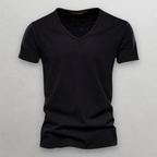 NORI V-Neck Cotton T-Shirt – Soft, Breathable Everyday Essential