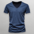 NORI V-Neck Cotton T-Shirt – Soft, Breathable Everyday Essential