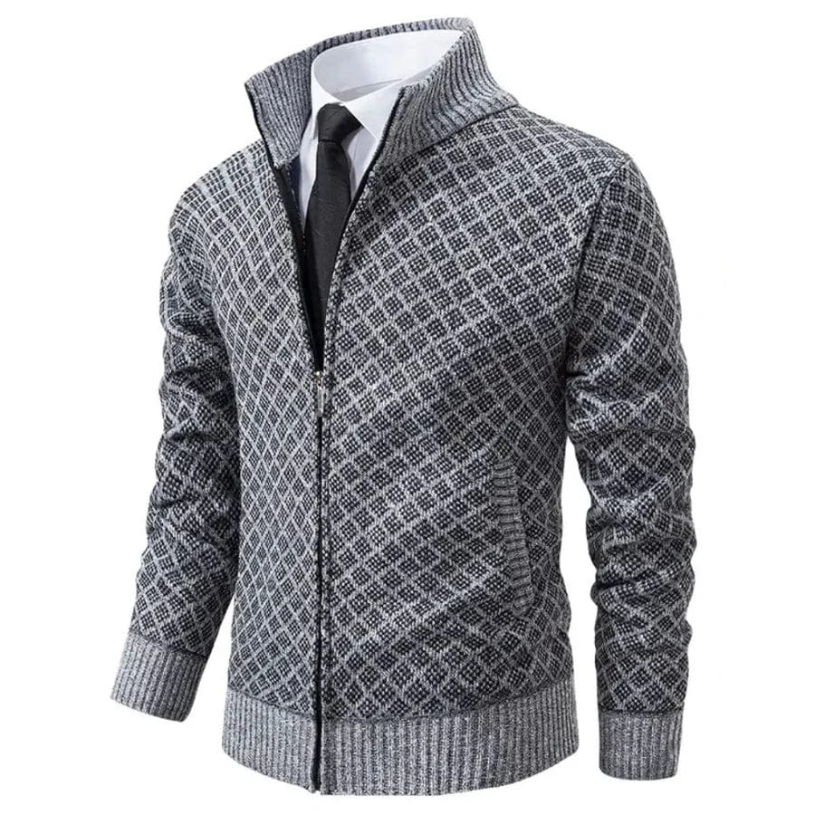 Montem Zip-Up Knit Sweater