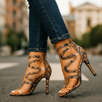 Isalyn Venom Heels - Edgy, High-Impact Stilettos