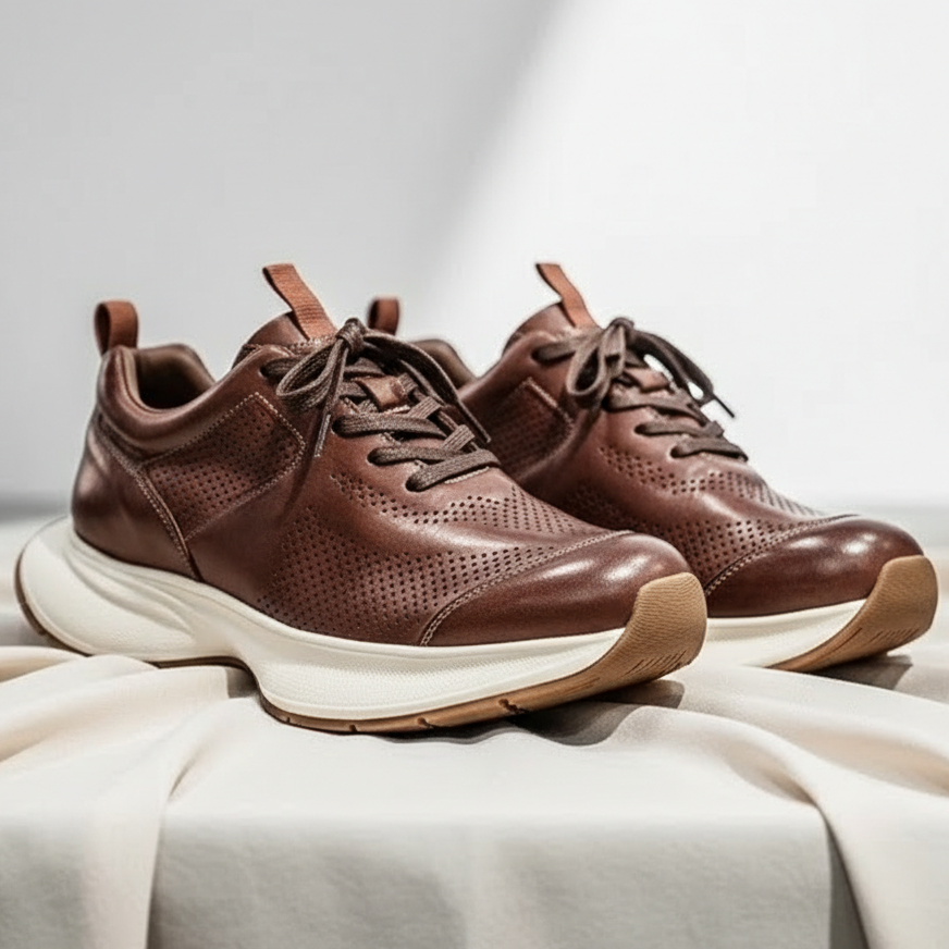 ALVERTON Premium Leather Trainers