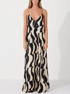 Effortless Relaxed-Fit Maxi Dress with Scooped-Back