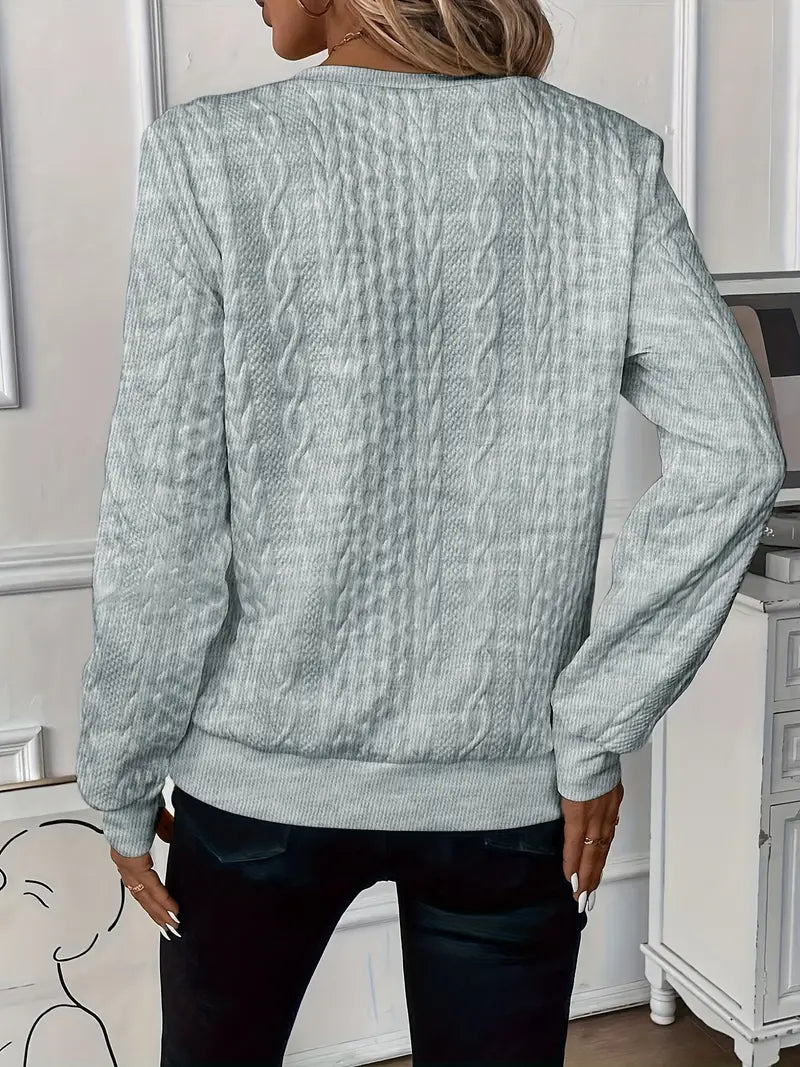Amy | Cozy Zip-Front Knit Sweater