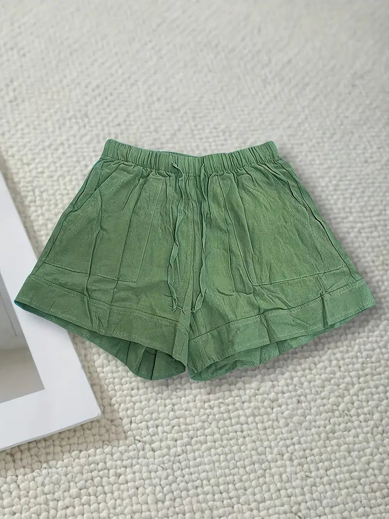Maya Relaxed-Fit Drawstring Shorts - Effortless Comfort, Everyday Style