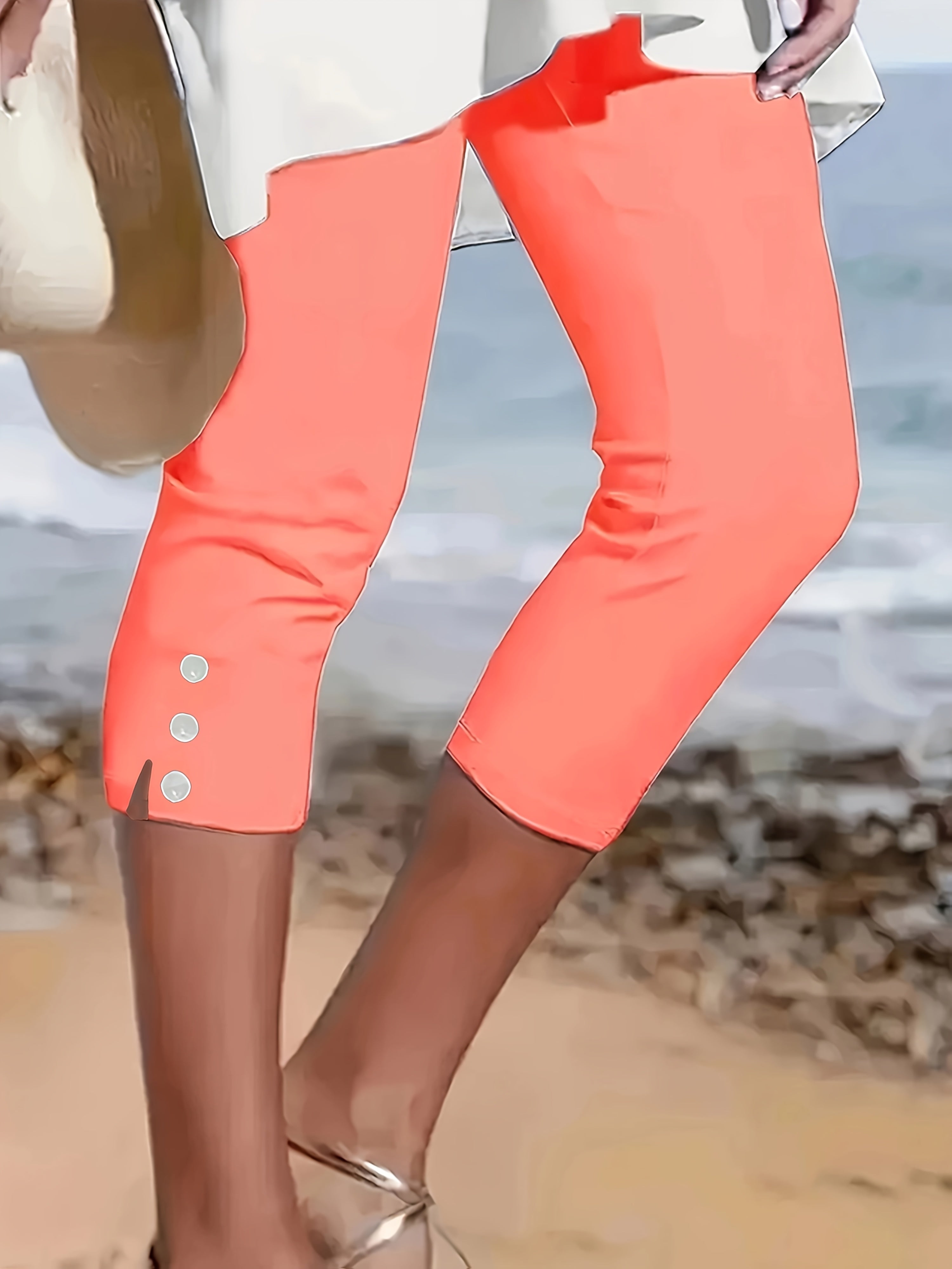 Clara Polished Stretch Capri Pants