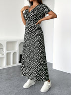 Isla Ruffle Knit Dress - Elegant Knit with Delicate Ruffle Details