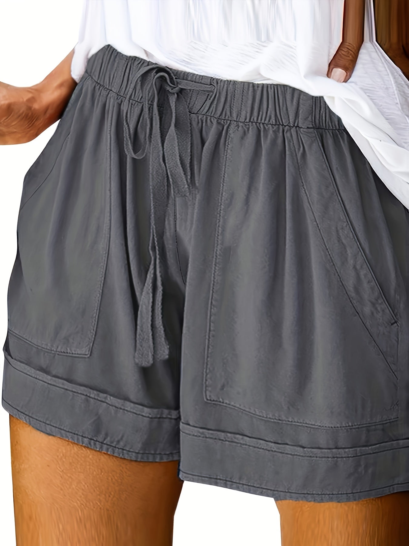 Maya Relaxed-Fit Drawstring Shorts - Effortless Comfort, Everyday Style
