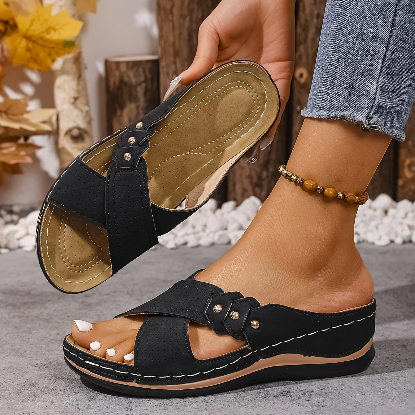 Alora Orthopaedic Wedge Sandals