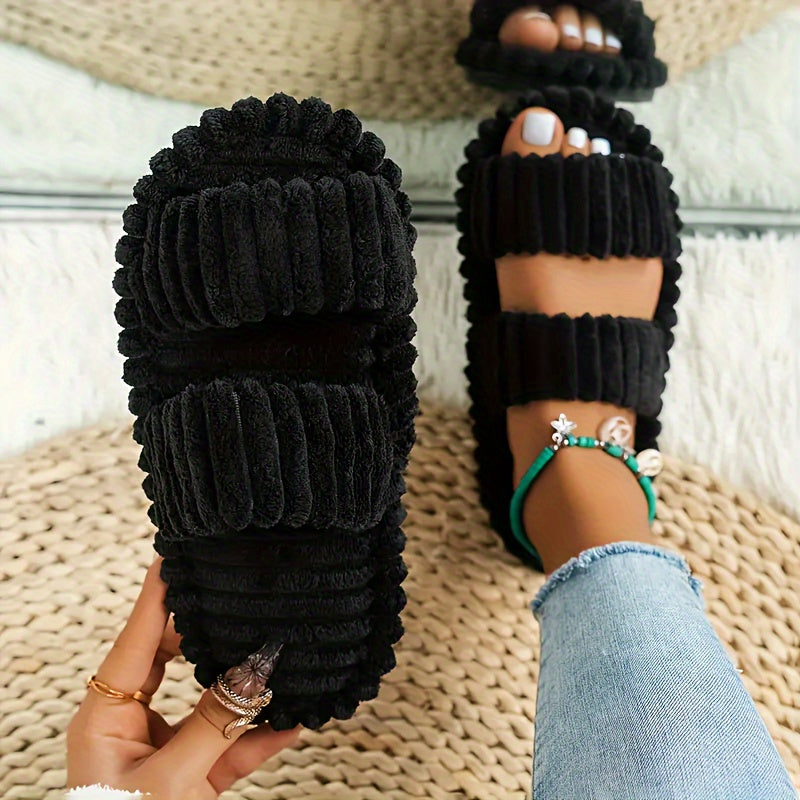 Mila Plush Cozy Slippers