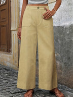 Mara High-Waisted Relaxed-Fit Trousers for Effortless Style