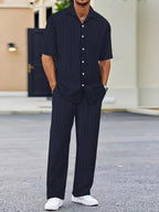 Elias Striped Two-Piece Summer Set — Effortless, Breezy Style for Sunny Days
