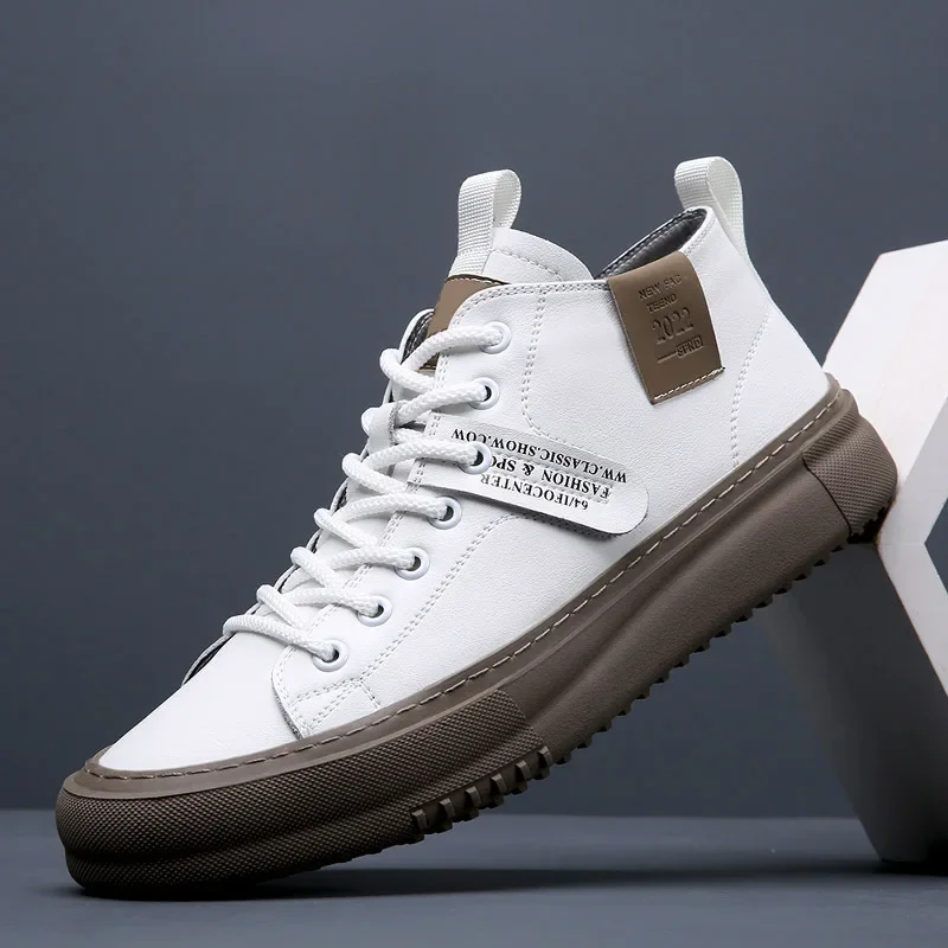 Sinclair Leather Trainers - Sleek, Premium Leather Sneakers