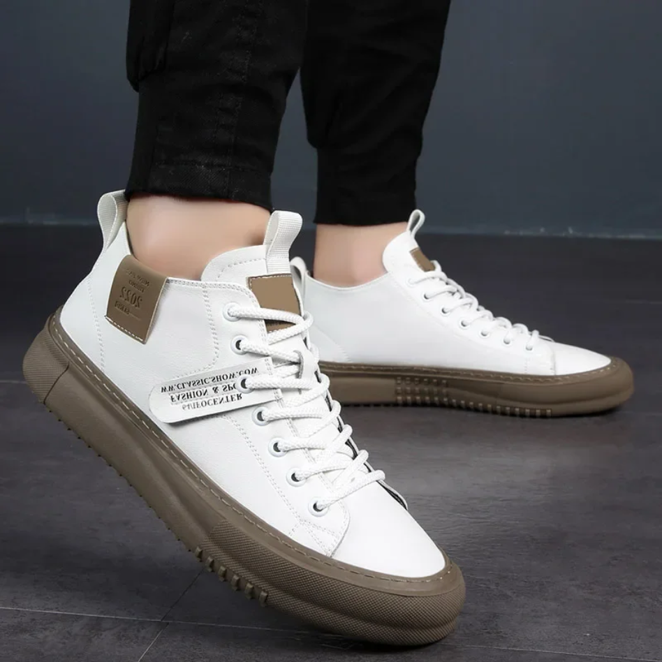 Sinclair Leather Trainers - Sleek, Premium Leather Sneakers