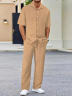 Elias Striped Two-Piece Summer Set — Effortless, Breezy Style for Sunny Days