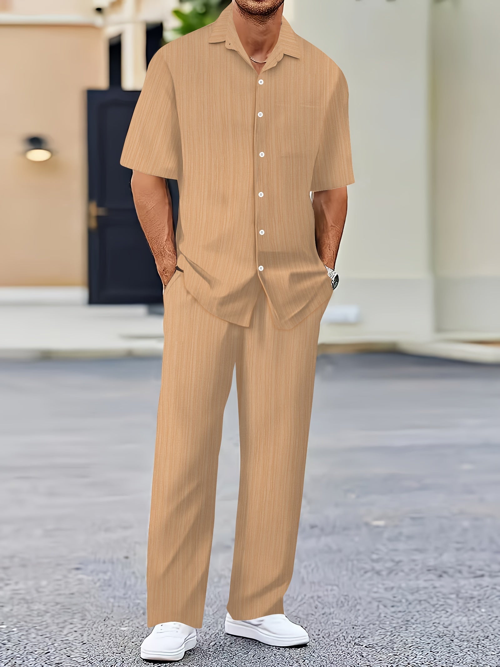 Elias Striped Two-Piece Summer Set — Effortless, Breezy Style for Sunny Days