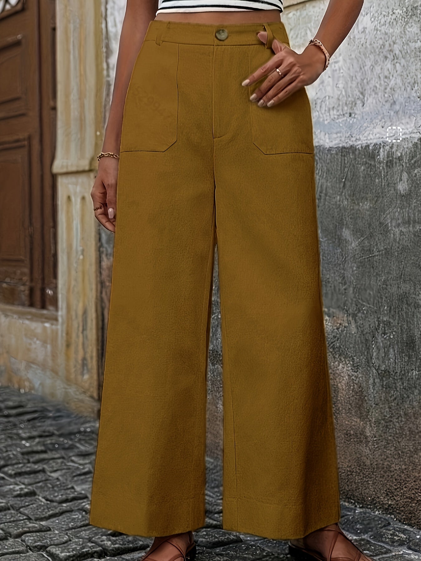 Mara High-Waisted Relaxed-Fit Trousers for Effortless Style