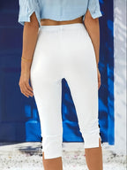 Clara Polished Stretch Capri Pants