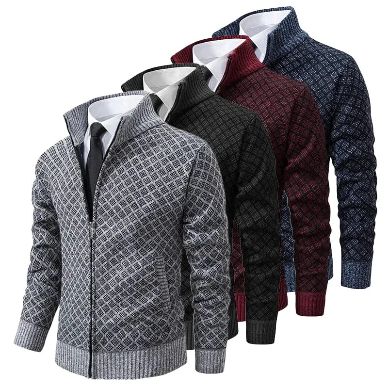 Montem Zip-Up Knit Sweater