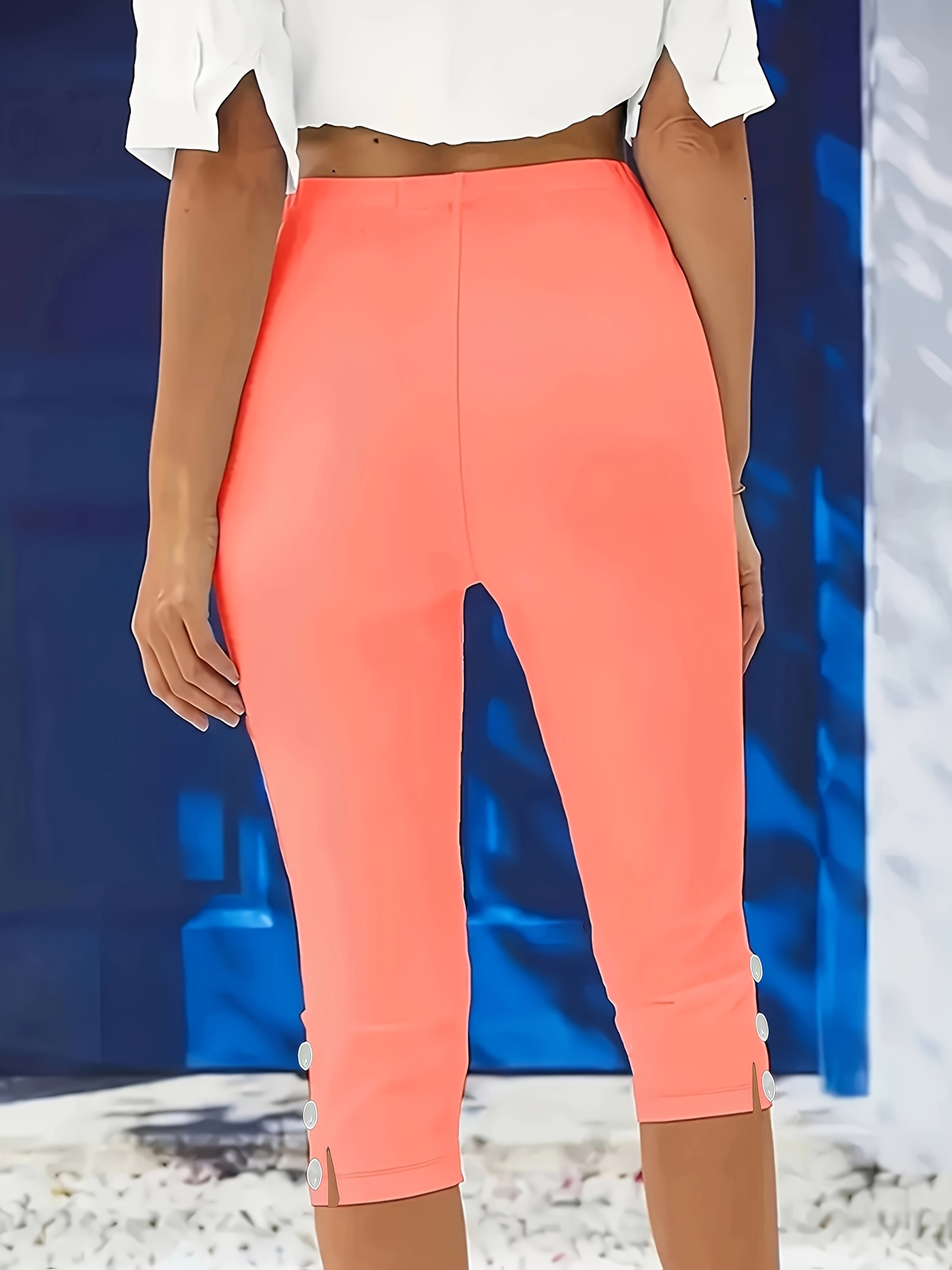 Clara Polished Stretch Capri Pants