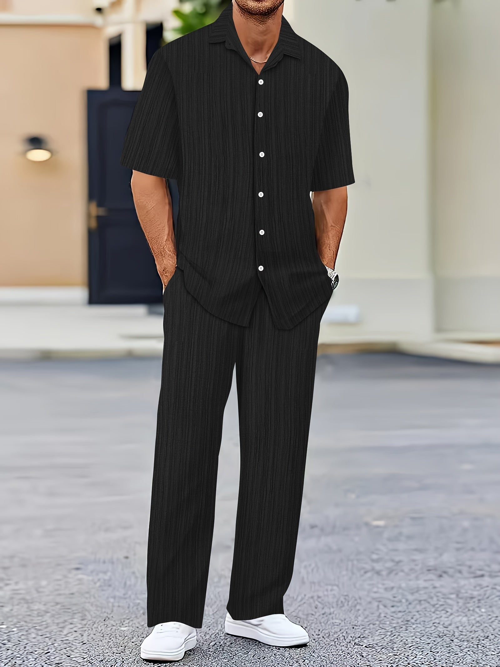 Elias Striped Two-Piece Summer Set — Effortless, Breezy Style for Sunny Days