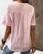 Anya Striped Blouse - Effortless Everyday Style