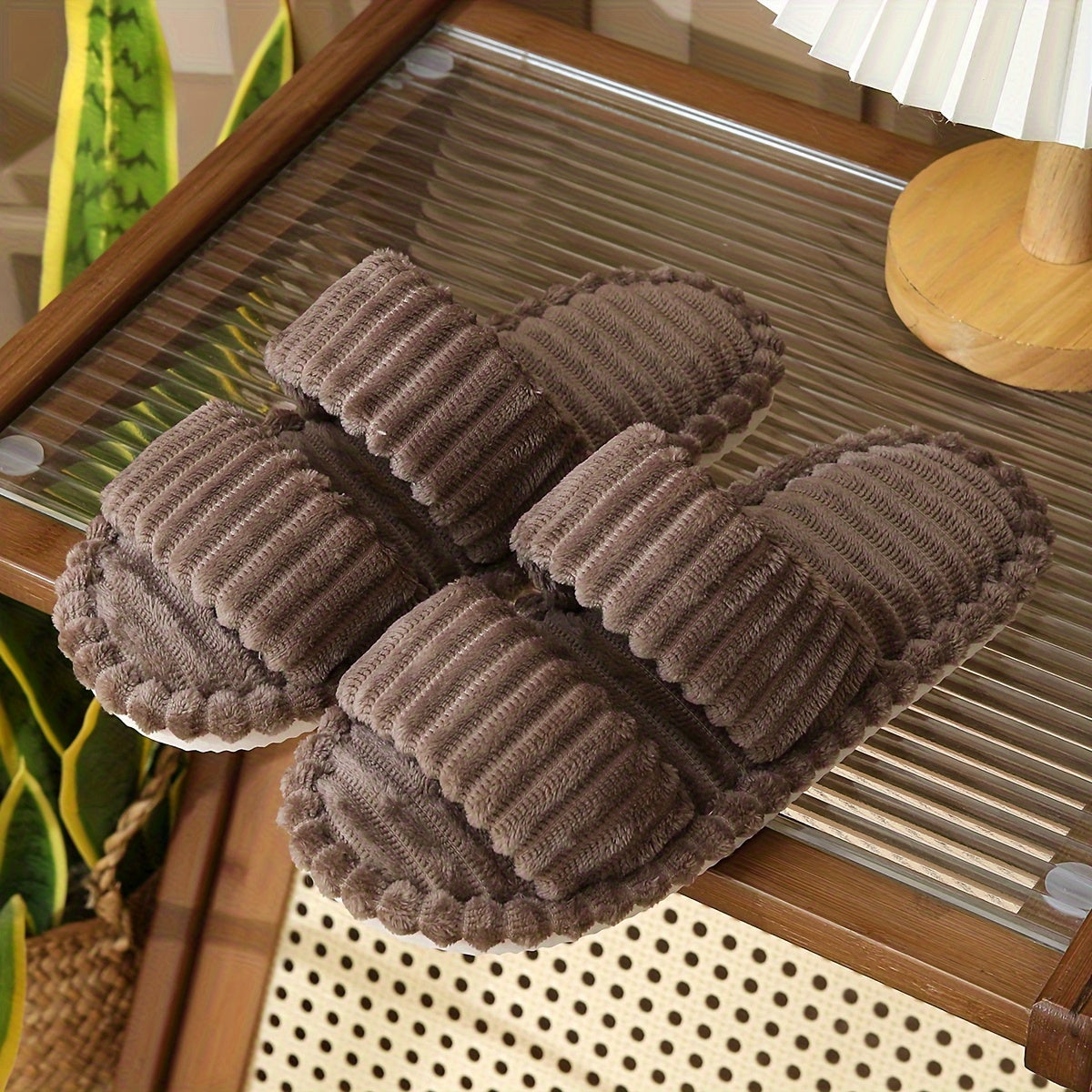 Mila Plush Cozy Slippers