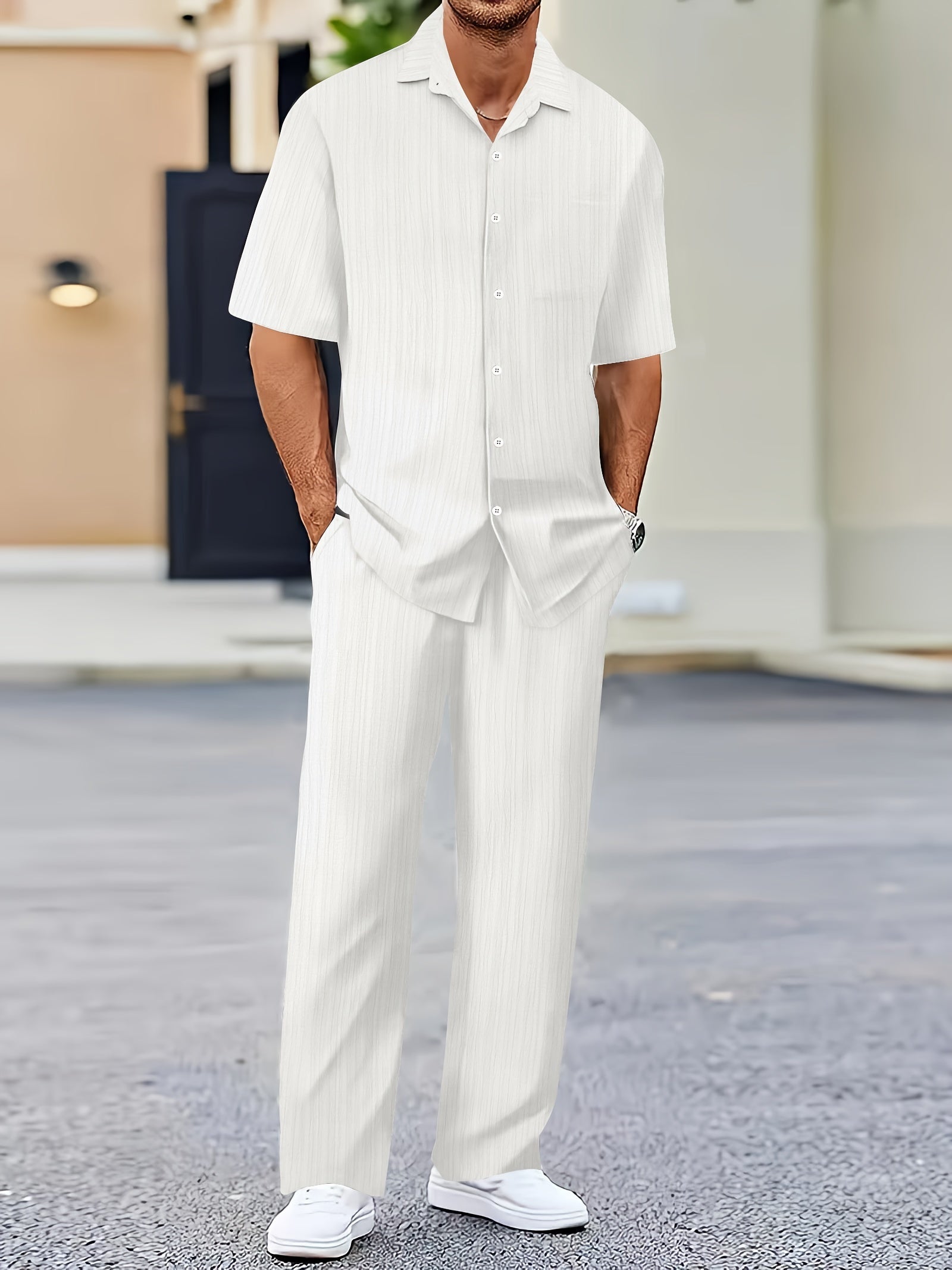Elias Striped Two-Piece Summer Set — Effortless, Breezy Style for Sunny Days