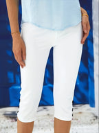 Clara Polished Stretch Capri Pants