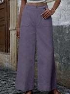 Mara High-Waisted Relaxed-Fit Trousers for Effortless Style