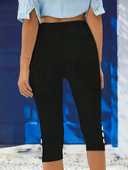 Clara Polished Stretch Capri Pants