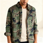 KELLAN CAMO JACKET - Rugged Military-Style Camo Outerwear