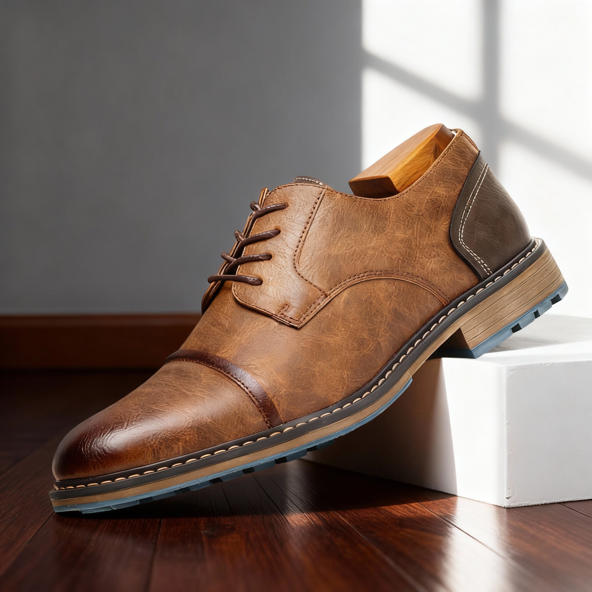 Marlowe Cap-Toe Derby Shoes