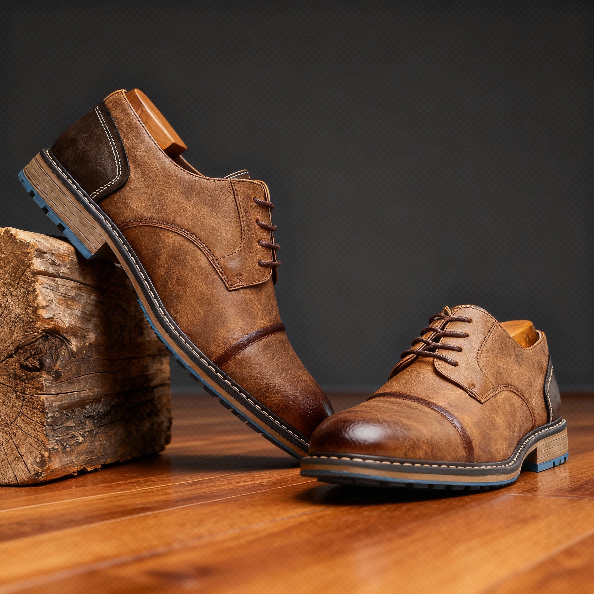 Marlowe Cap-Toe Derby Shoes