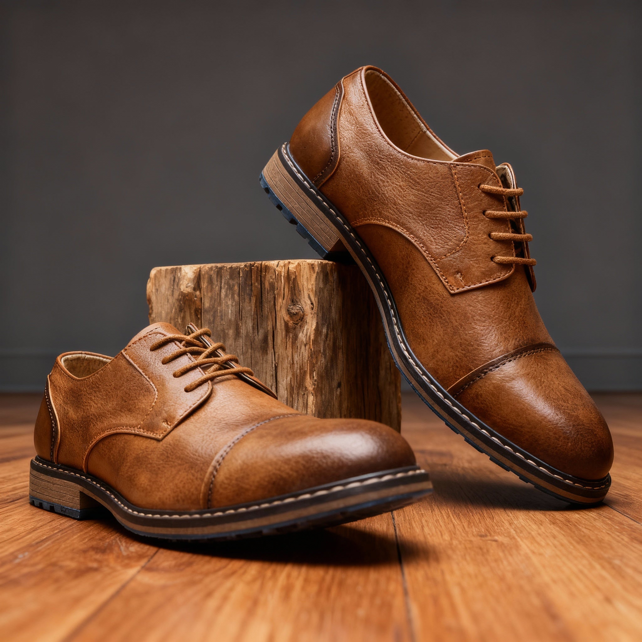 Marlowe Cap-Toe Derby Shoes