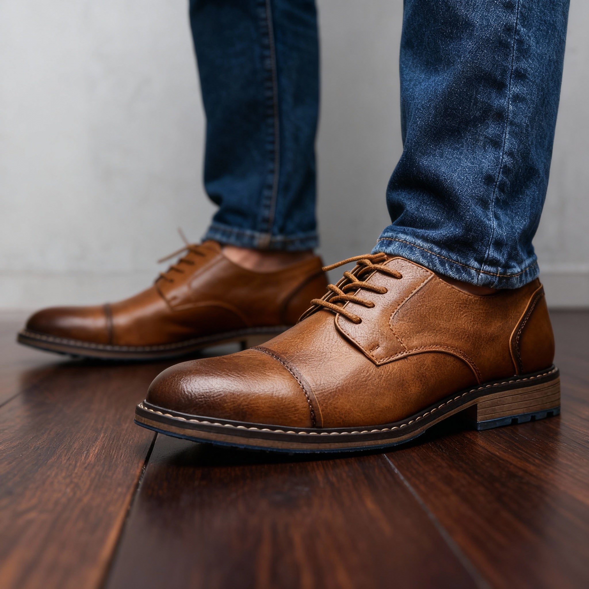 Marlowe Cap-Toe Derby Shoes