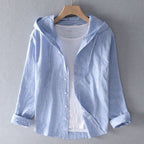 Nova Linen Hoodie: Lightweight, Breathable Comfort for Everyday Wear