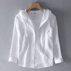 Nova Linen Hoodie: Lightweight, Breathable Comfort for Everyday Wear