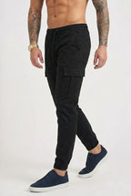Olympus Black Cargo Jogger Pants