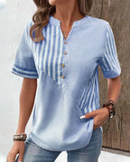 Anya Striped Blouse - Effortless Everyday Style