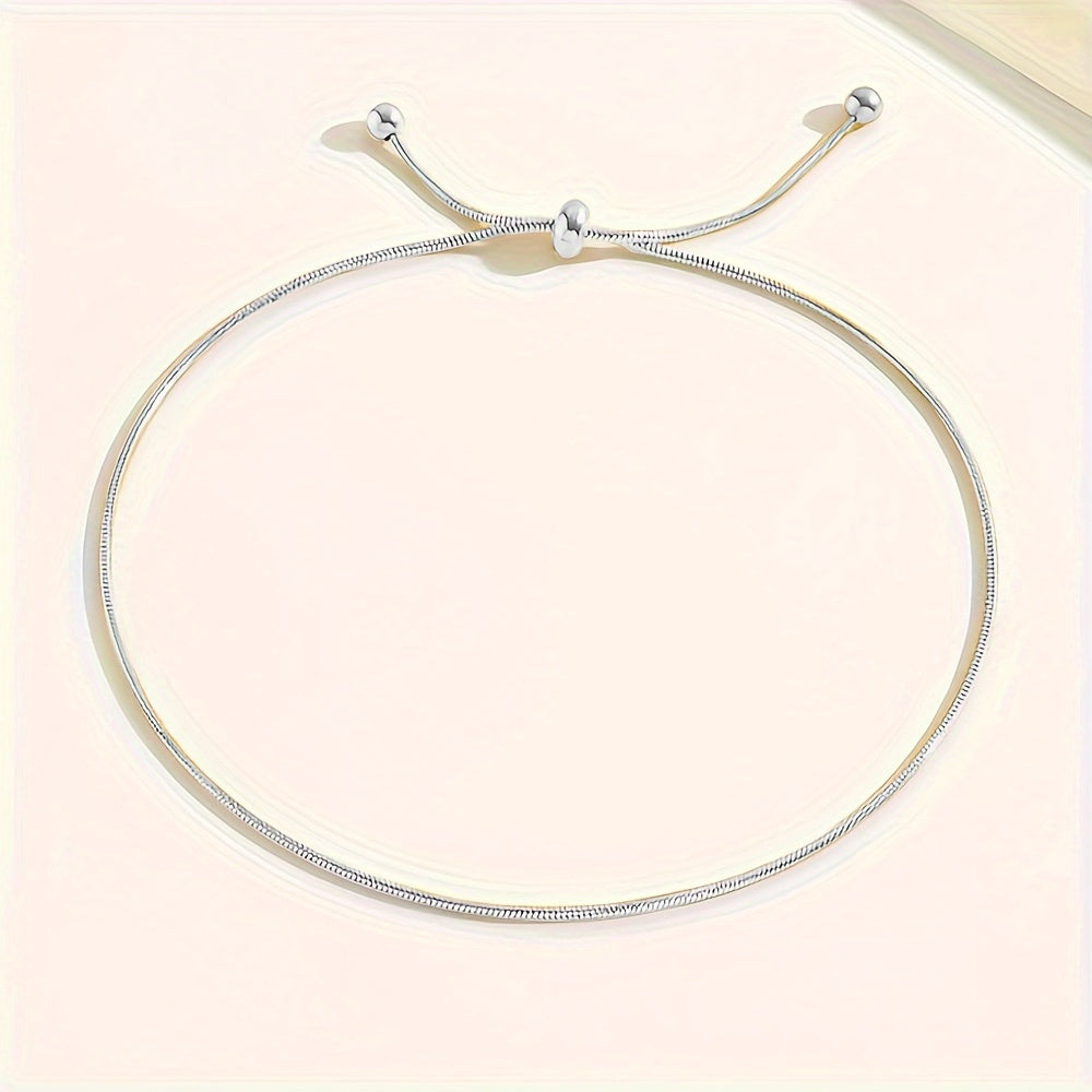 Seraphine Snake Anklet - Delicate Serpentine Chain Jewelry