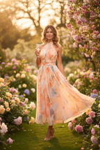 Amara Halter Neck Dress