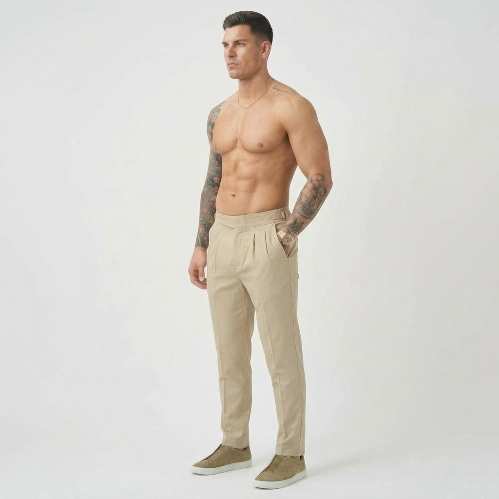Cream Lockhart Trousers
