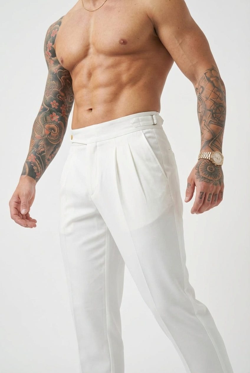 Lockhart White Trousers