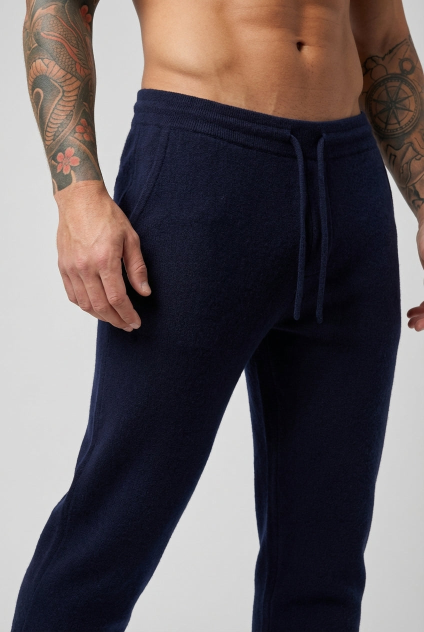 Navy Cloud Merino Pants