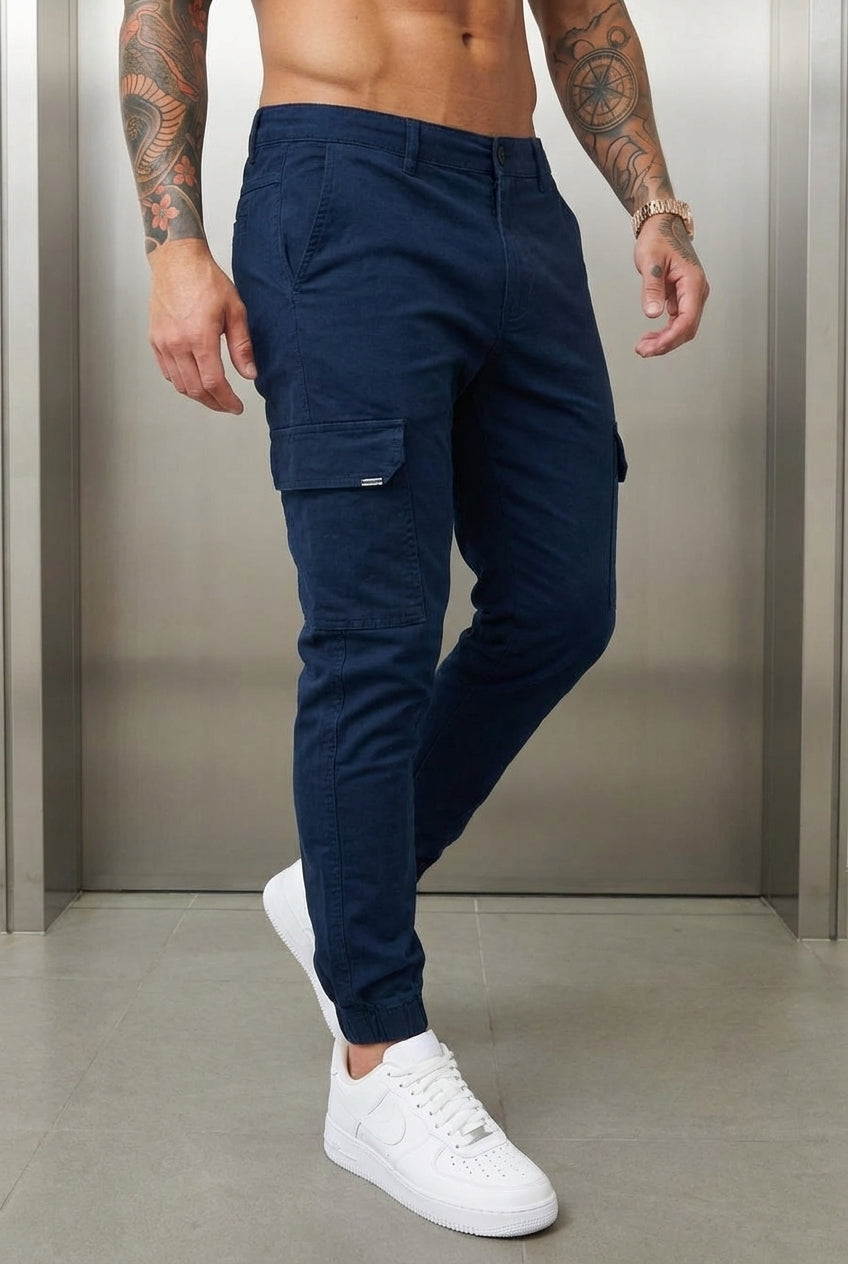 Olympus Navy Cargo Joggers